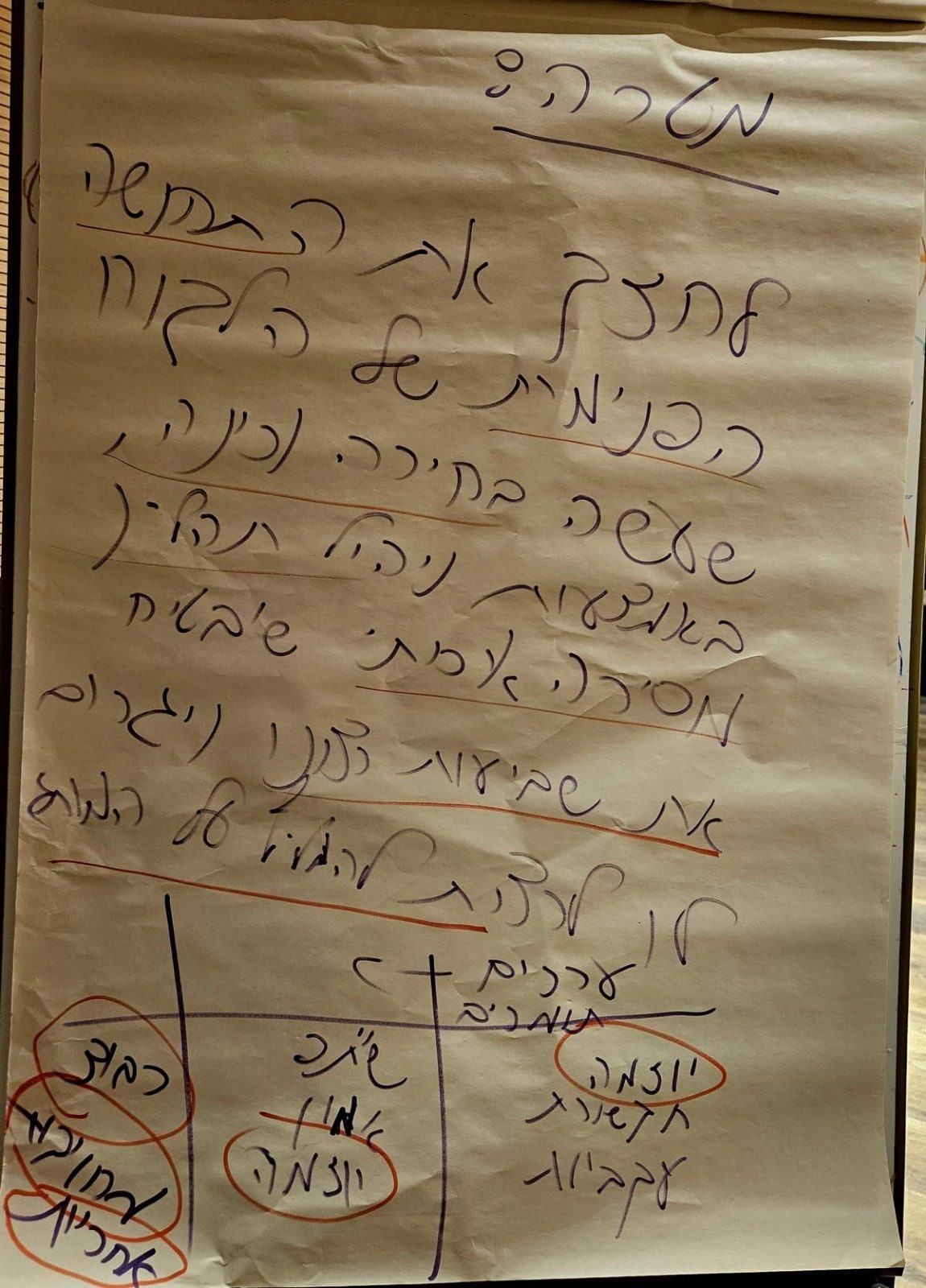 רגעים מהפעילות